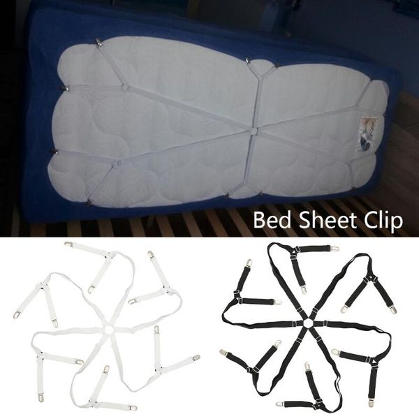 

sheets & sets adjustable bed sheet grippers elastic belt fastener clips mattress cover blankets holder home textiles
