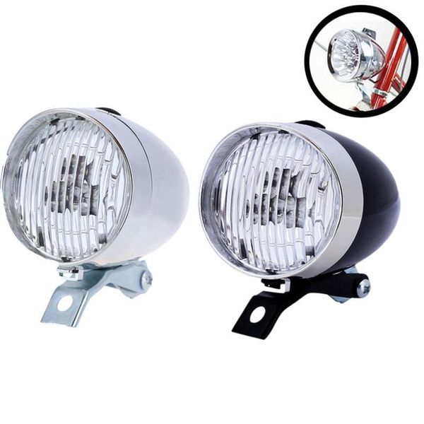 

bicycle front lights 3 led vintage headlamp for night cycling bike