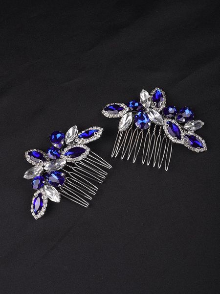 

headpieces rhinestone hair comb for women headpiece wedding accessories handmade jewelry bridal party prom girls tiaras, Silver