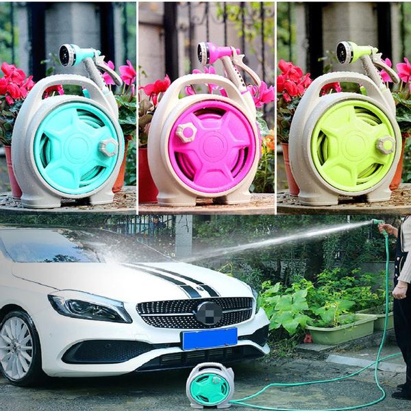 

water gun & snow foam lance foldable hose sprayer nozzle high pressure 6 spary pattern 44ft pipe car accessories maintenance auto detailing