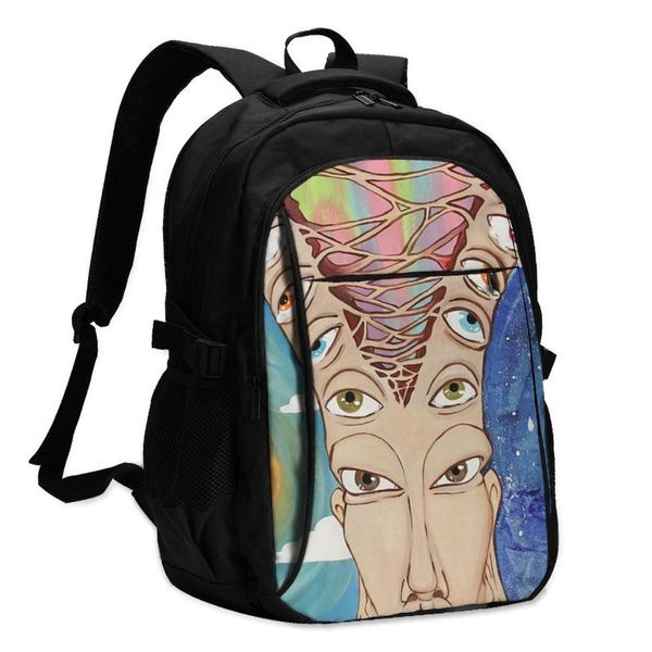 

backpack sloth backpacks lightweight sweet charger usb daily girl bags