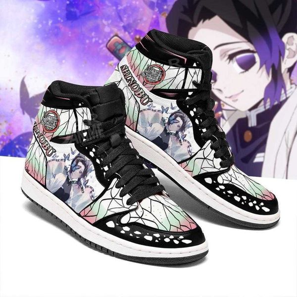 

shinobu boots shoes demon kocho slayer anime sneakers fan gift ideaif7t