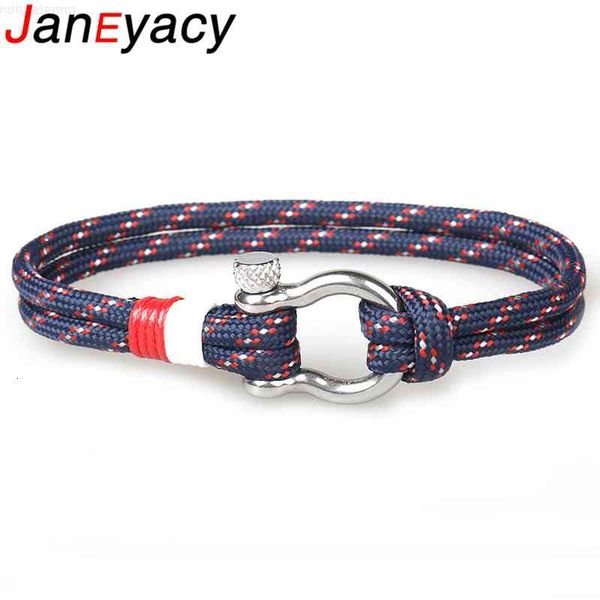 

soldier style sport camping parachute cord survival bracelet men women with stainless steel shackle buckle fashion pulseira, Red;brown