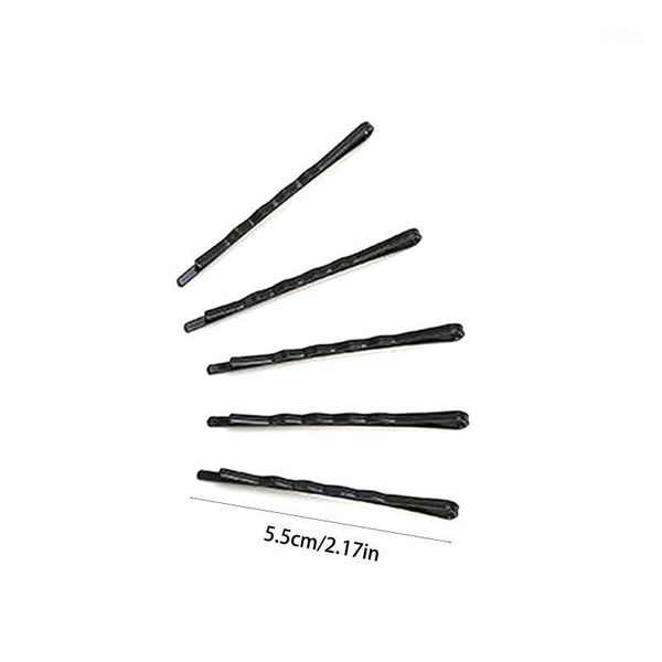 

50pcs/box women color alloy bobby pins simple candy hair clip hairpin x9fe1