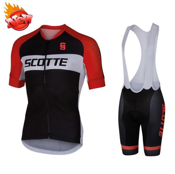 

racing sets 2021 black scotte cycling jersey men short sleeve clothing breathable mountain bicycle sportwear, Black;blue