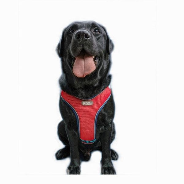 

dog collars & leashes tuff hound personalized harness vest no pull breathable adjustable pet supplies with easy control handle for small lar