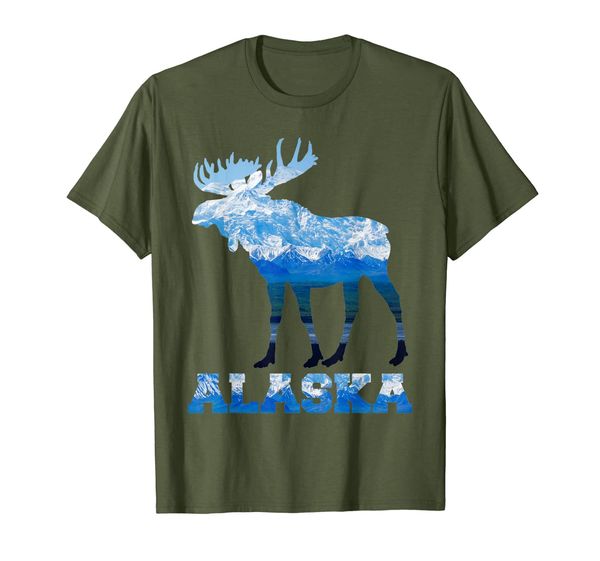 

Moose Head Antlers Figure Alaska Wildlife Elk Deer Gifts T-Shirt, Mainly pictures