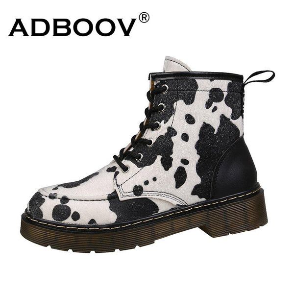 

boots adboov suede leather ankle women fashion height increase motorcycle, Black