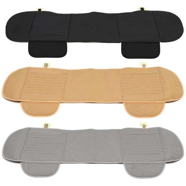 

car seat covers pu leather bamboo charcoal rear cover universal seats protector mats interior cushion pad