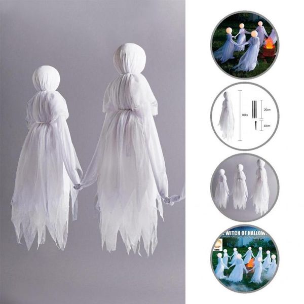 

party hats flexible funny realistic led luminous witch stake decoration soft garden practical for friends