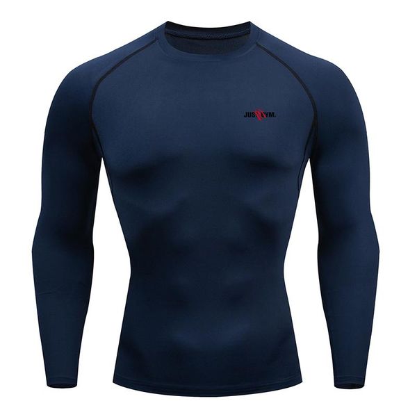 

running jerseys plus size men compression sport t-shirt long sleeve gym clothing fitness tight sportswear hiking rashgard sweatshirt, Black;blue