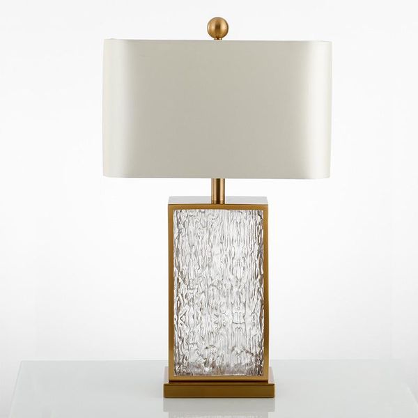 

table lamps europe modern crystal led glass desk lamp study bedside dining room