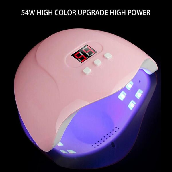 

nail polish dryer lamp led uv gel acrylic curing light manicure timer shra889 dryers