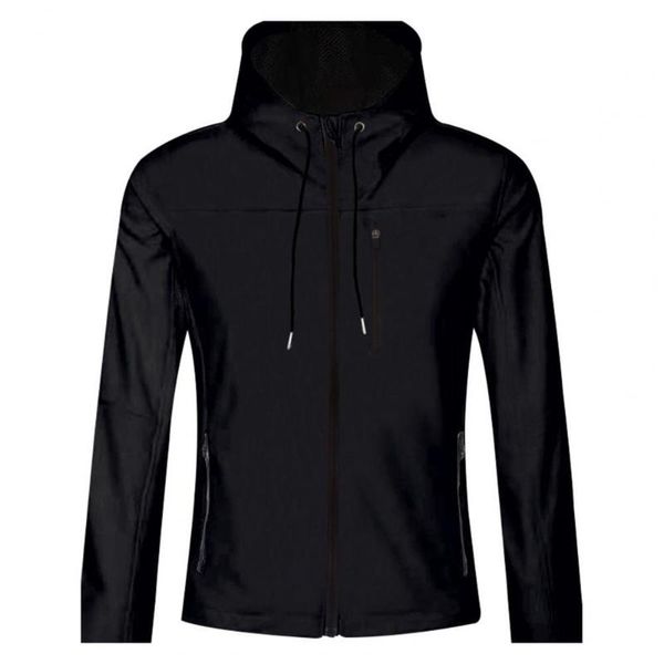 

men's jackets casual plus velvet windproof male drawstring long sleeve coats winter warm fashion solid hooded turtleneck loose jacket o, Black;brown