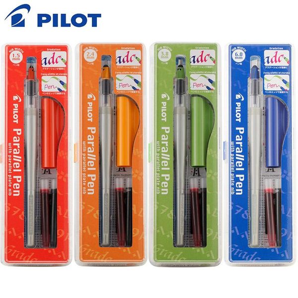

pilot parallel calligraphy duckbill pen fp3-ss special art gothic flower font english work office stationery fountain pens