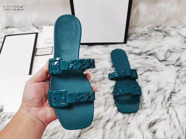 

80% off shoes tru slippers female summer new fashion beach soft sandals colors flat with casual solid shoes size35-40, Black