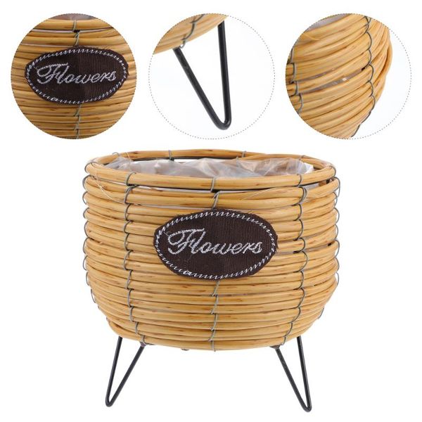 

storage baskets 1 pc exquisite succulent pot decorative flower holder desk)