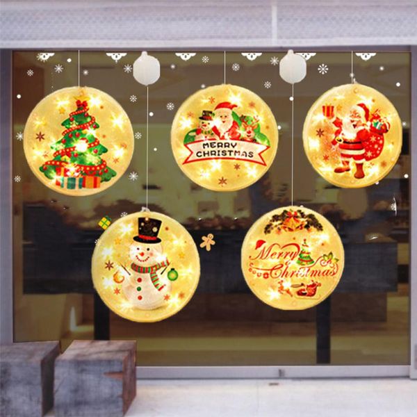 

christmas decorations decoration ornaments santa claus hanging 3d year's decor led pendantsÂ garland for home navidad