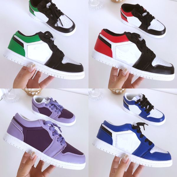 

jumpmans 1 low kids basketball shoes 2021 boys girls royal yellow triple white black mystic green gym red toddler sneakers size 22-35