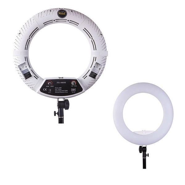 

yidoblo white fs-480ii led lamp light makeup ring cd50 flash heads
