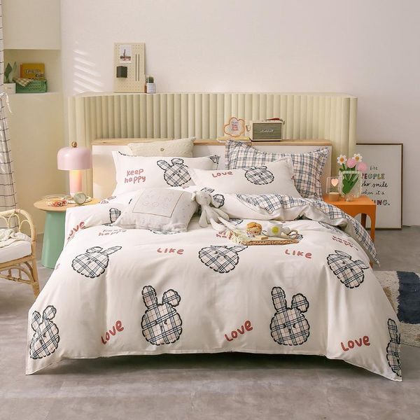 

bedding sets set fashion double design pattern skin-friend cotton fabric quilt cover sheet pillowcase enjoy soft night oceania
