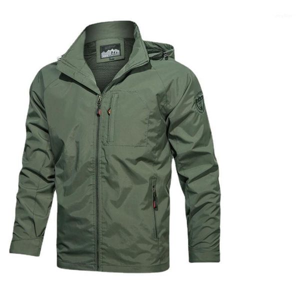 

men's jackets softshell jacket autumn spring military tactical bomber windbreaker men breathable hooded pilot windproof coats, Black;brown