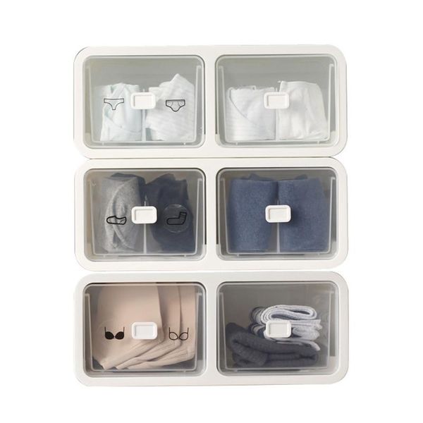 

drawer type lattice bra underwear panties socks finishing box plastic transparent storage organizer home accessories 68ue drawers