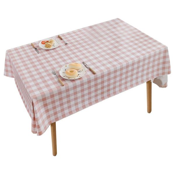 

table cloth rectangular pvc tablecloth coffee modern minimalist pastoral plaid