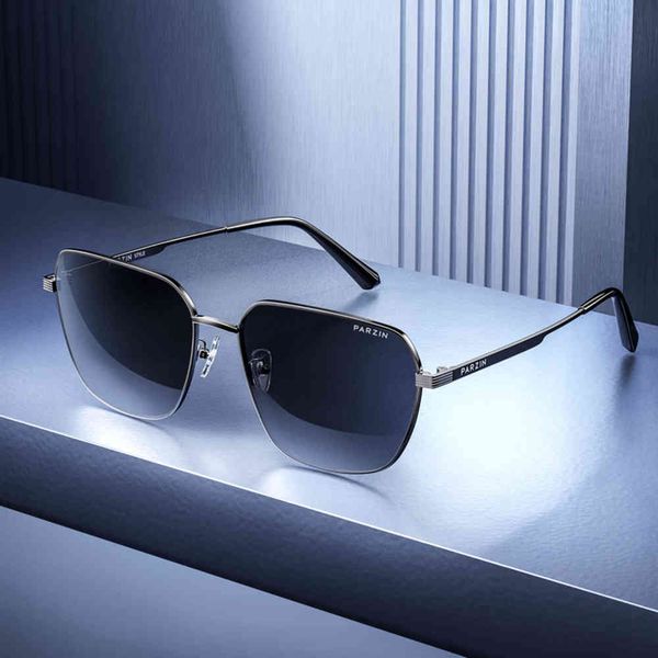 

glasses parson popular selling polarized sunglasses men's large frame glasses lens uv protection, White;black