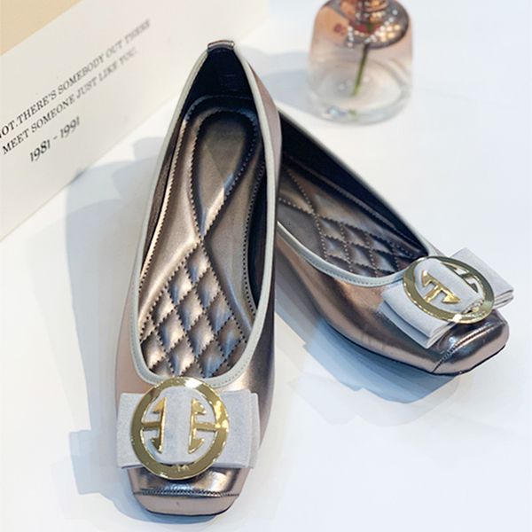 

sandals summer square flat head round buckle shoes casual ballet big mother size female platform 8641, Black