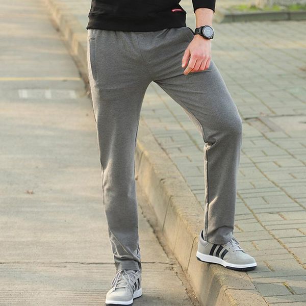 

jogger pants men fitness bodybuilding gyms for runners brand clothing autumn sweat trousers britches men's, Black
