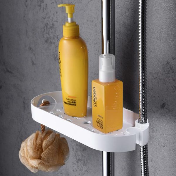 

bathroom shelves shower storage rack-lifting tray toilet soap