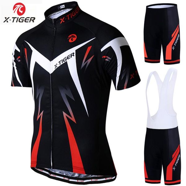 

x-tiger pro cycling jersey set summer mountain bicycle clothing maillot roupas ciclismo racing bike clothes sets, Black;blue
