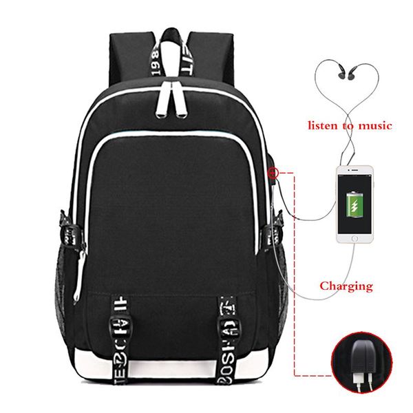 

backpack women men multifunction usb charging lapschool travel bags for boys girls