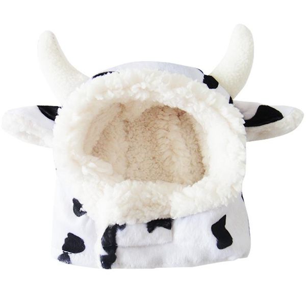 

dog apparel cute cow design pet cat hat small puppy supplies