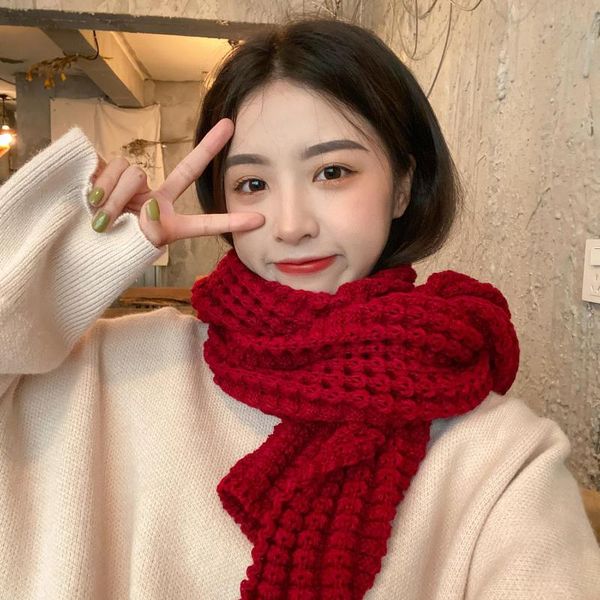 

scarves 2021 women's winter knitted scarf cashmere warm and soft wool pashmina men's fashion thicken large shawl, Blue;gray