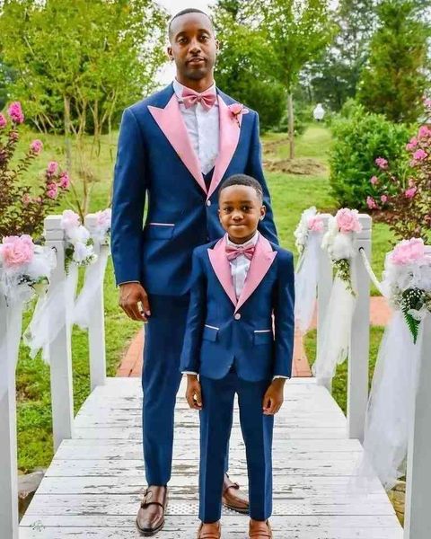 

men's suits & blazers blue man pink lapel-spiked suits wedding groom tuxedo homme mariage two peaches thin blazer-pants 2cp1, White;black