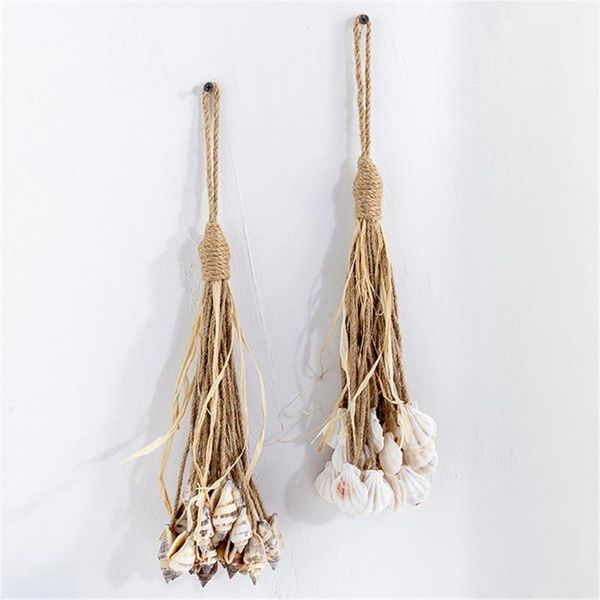 

decorative objects & figurines 30pcs shell conch mediterranean style rope hanging starfish fish string decor room po bar kindergarten w