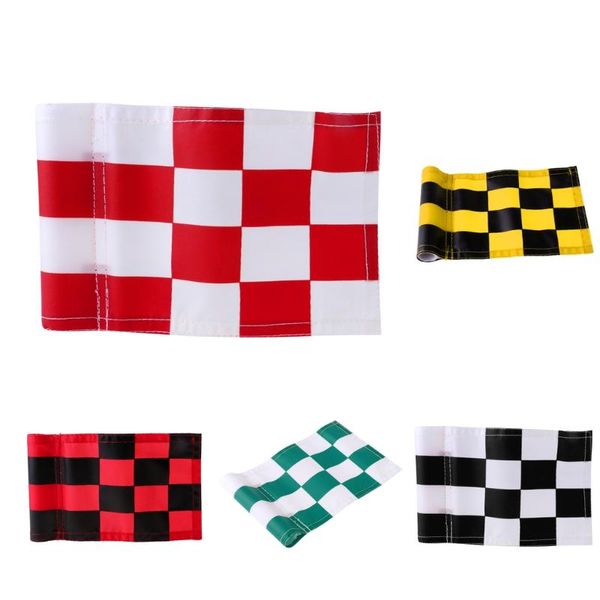 

golf training aids practicing nylon putting green chequered flag