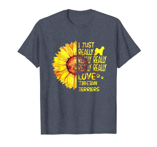 

tibetan terrier gift sunflower shirt women, White;black