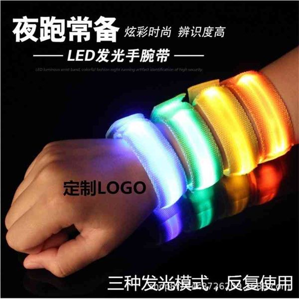 

led wrist bracelet luminous arm with running equipment