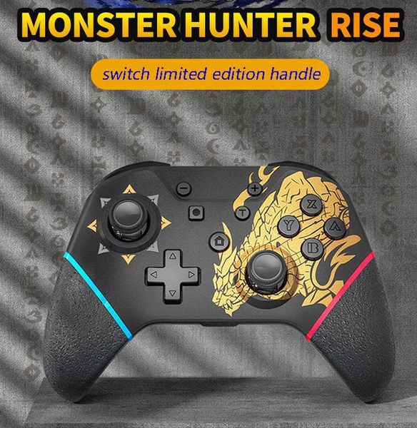

game controllers & joysticks wireless bluetooth handle six-axis gamepad vibration wake up burst macro button somatosensory precise control