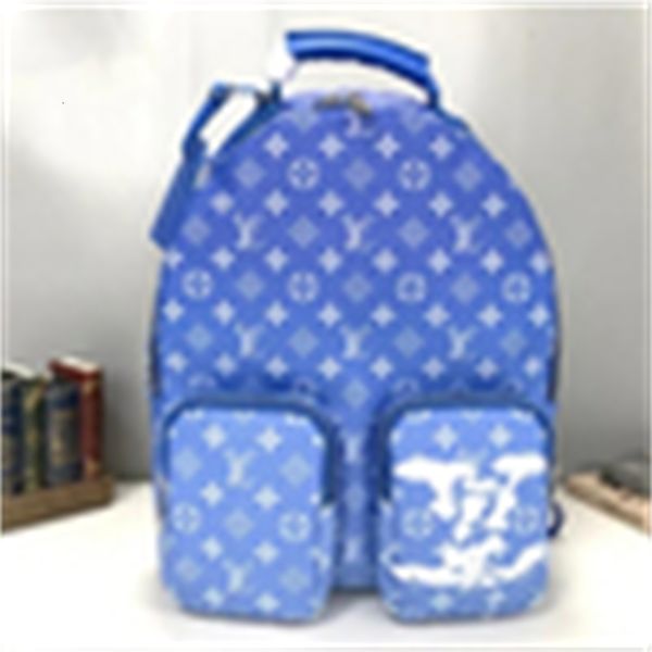 

bag shows totes school designer backpacks fashion women luxury oxidized leather business m45441 messenger bags blue