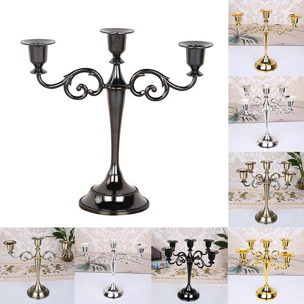 

metal candle holder restaurant 3/5 candlelight dinner el decoration creative retro romance wedding dating props candlestick holders