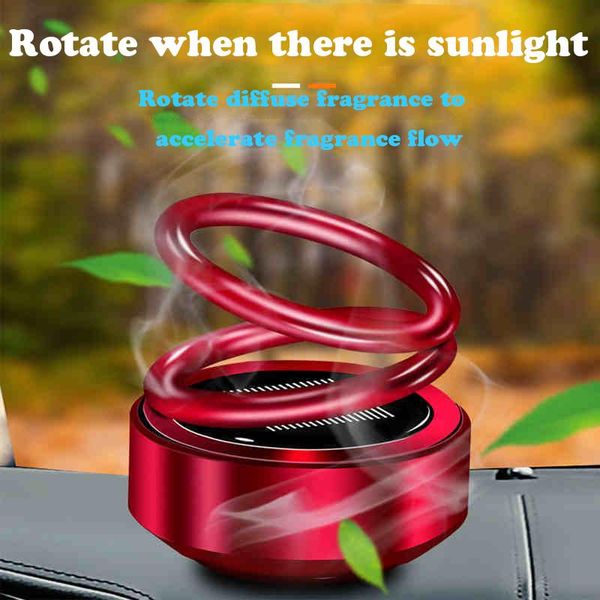 

car air freshener solar rotate perfume auto fragrance decoration ornament accessories