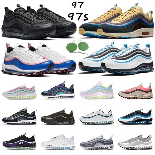 

wholesale men running shoes sean wotherspoon triple white black gold halloween aurora green silver bullet mens women trainers outdoor sports