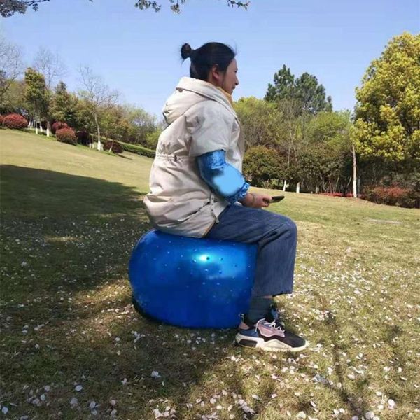 

fitness balls with handle good tenderness flexibility bouncy ball for sport