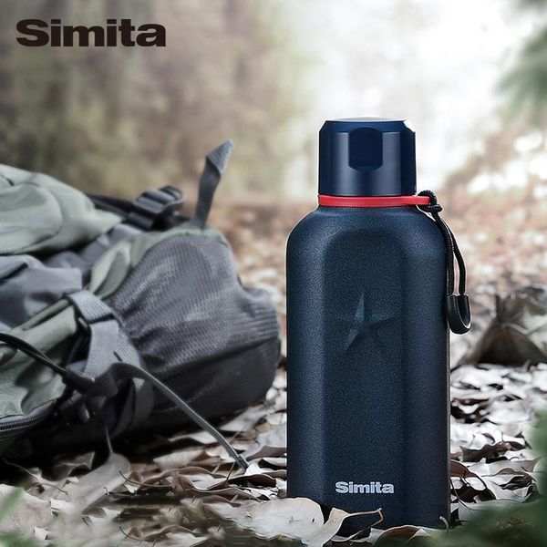 

water bottles simita army green insulated stainless steel vacuum flask tumbler outdoor mesh bag portable star pattern bottle camping