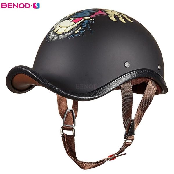 

motorcycle helmets vintage helmet half-open motocicleta cycling equipmencasco removable lining motocross