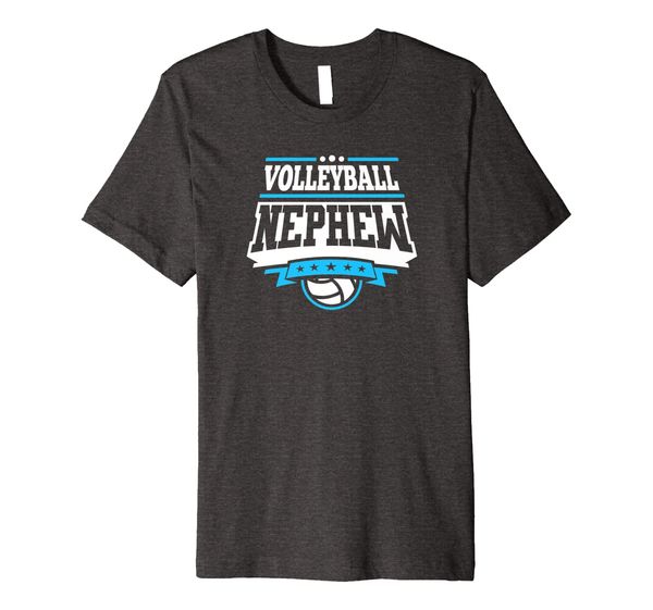 

volleyball nephew premium t-shirt, White;black